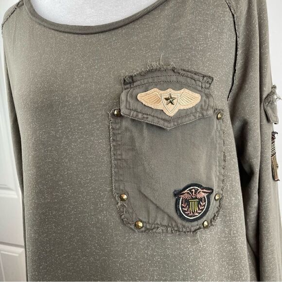 Zara military style hi-lo dress (0361) - Picture 2 of 11